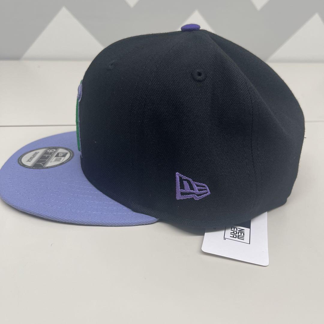 ニューエラ　エンゼルス　キャップ　９ＦＩＦＴＹ　ブラック　パープル