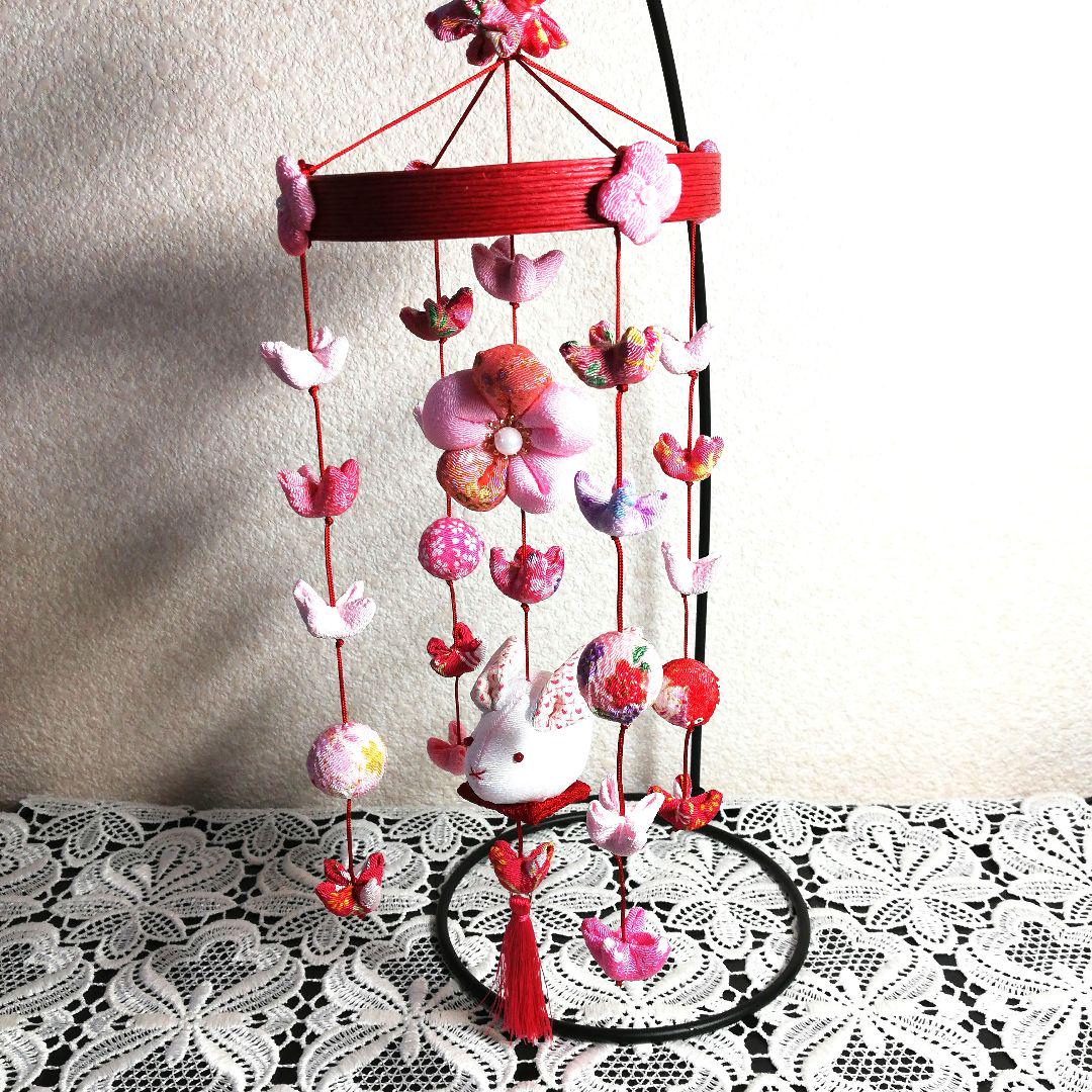 吊るし飾り ちりめん細工 ハンドメイド - メルカリ
