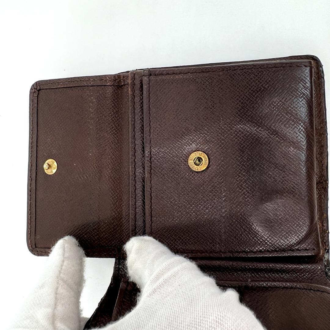 美品★ ルイヴィトン 2267ダミエ 二つ折り財布 クリーニング済　人気デザイン