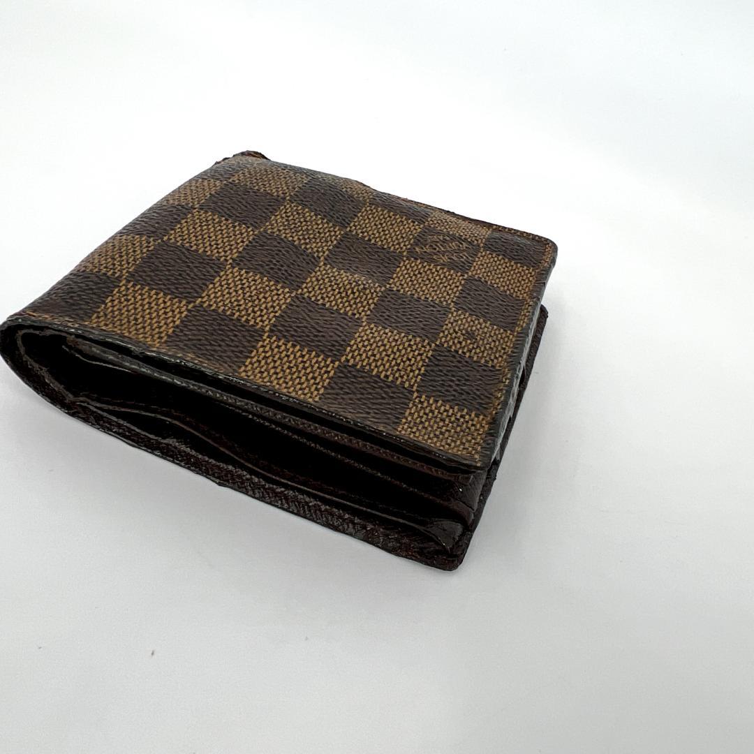 美品★ ルイヴィトン 2267ダミエ 二つ折り財布 クリーニング済　人気デザイン