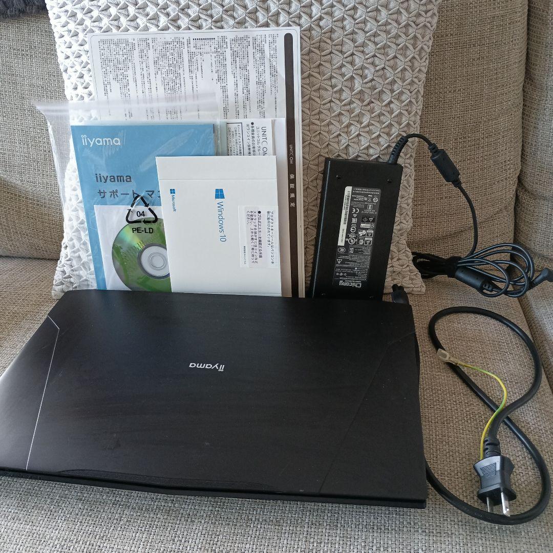 iiyama ノートPC ACアダプター付き　ジャンク
