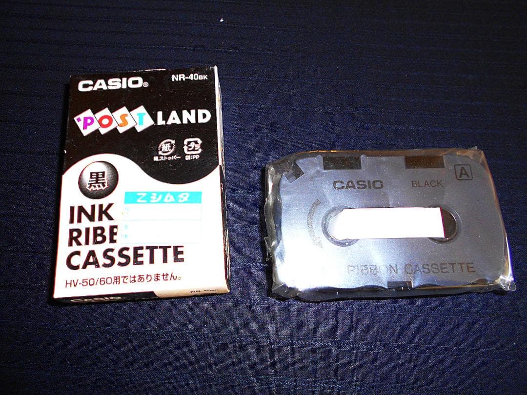カシオ純正 ポストランド ブラックインクリボン（NR-40BK） - メルカリ