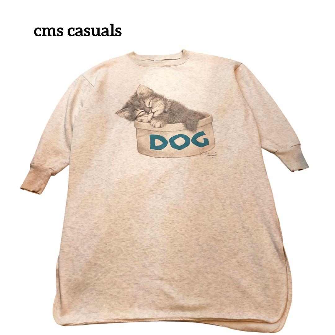 古着 cms casuals スウェットワンピース ヴィンテージ 90s