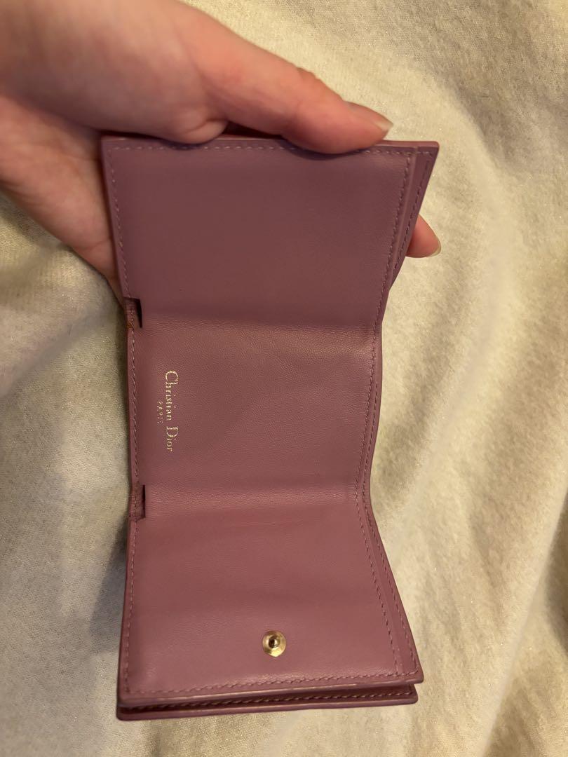 Christian Dior パープル 三つ折り財布 Dior パープル 三つ折り財布