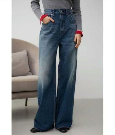 AZUL DENIM ハイウエストルーズフィットデニム 6,500円