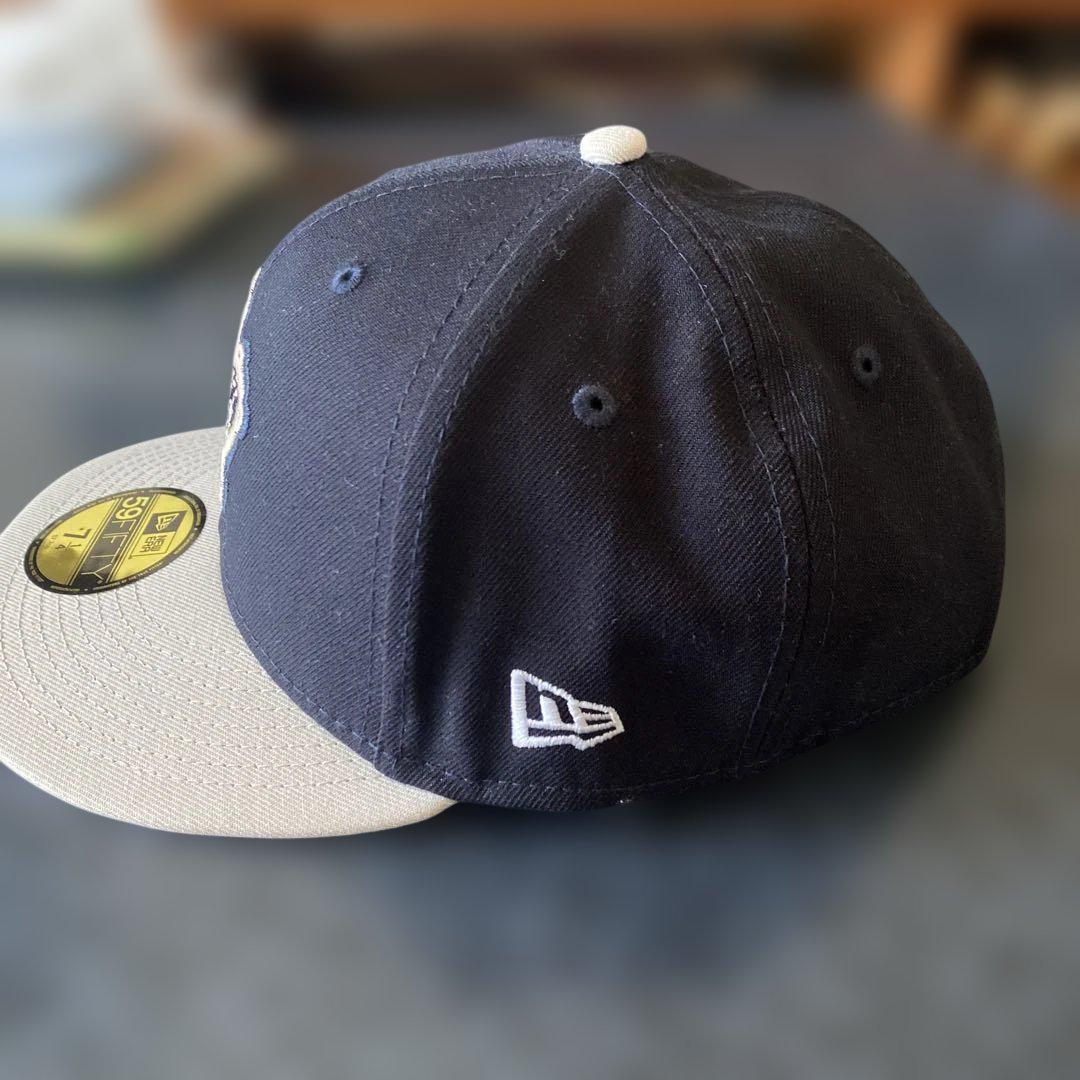 New Era 59FIFTY キャップ 7 1/4 ネイビー/グレー - メルカリ