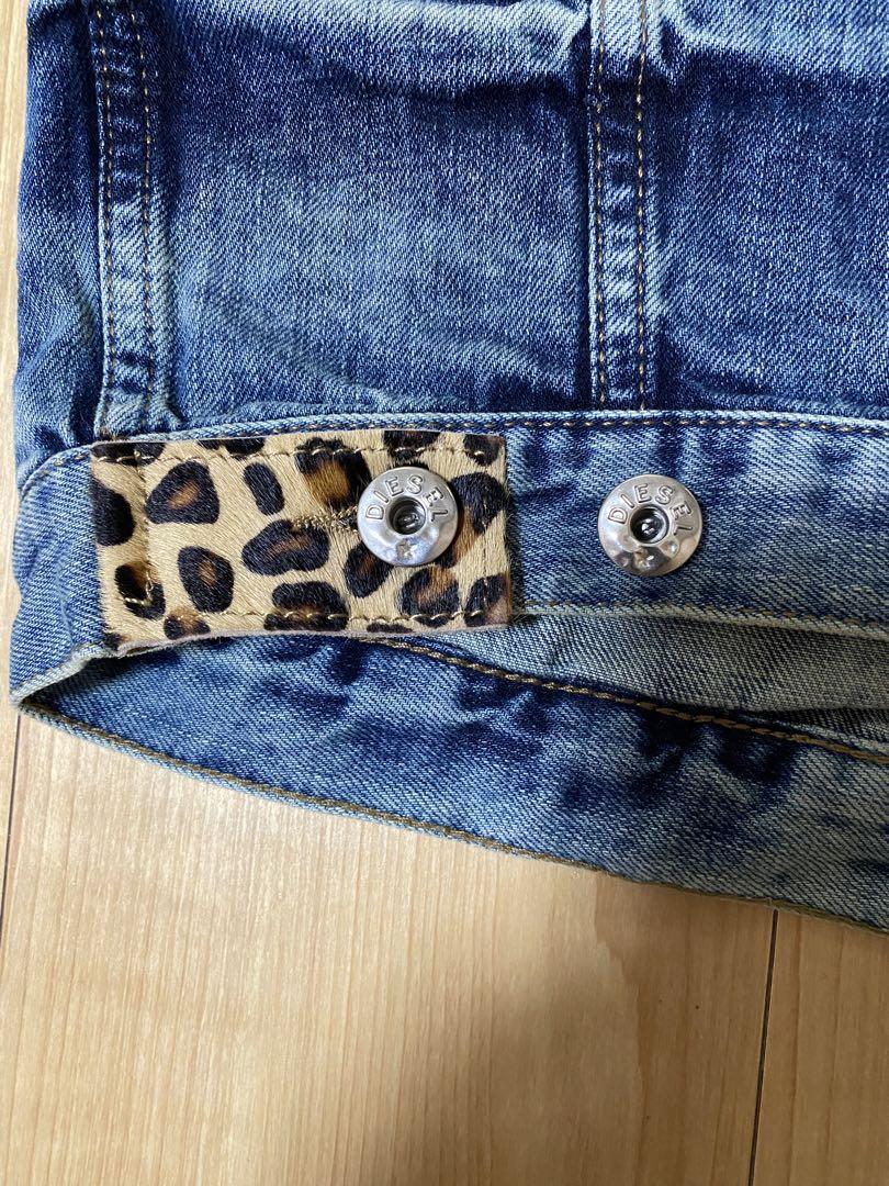 DIESEL ディーゼル ヒョウ柄 ジーンズ ジャケット XXS
