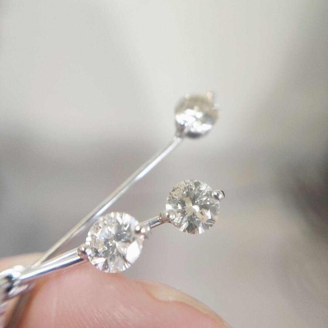 K18 0.93ct ダイヤモンド ネックレス トップ 1.00ct スイング
