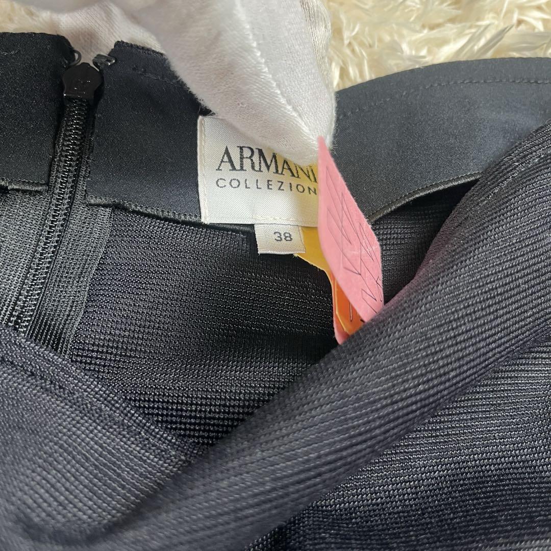 ARMANI COLLEZIONI グレー タイトスカート 38 M 新品未使用