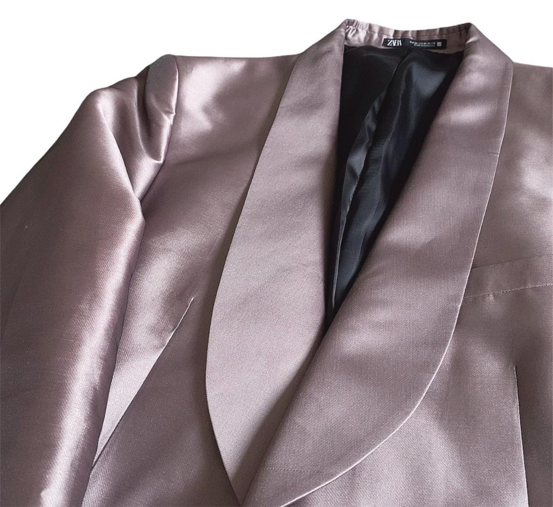 定番人気SALE ZARA SATIN EFFECT BLAZER TmVIp-m98923433624 人気SALE爆買い