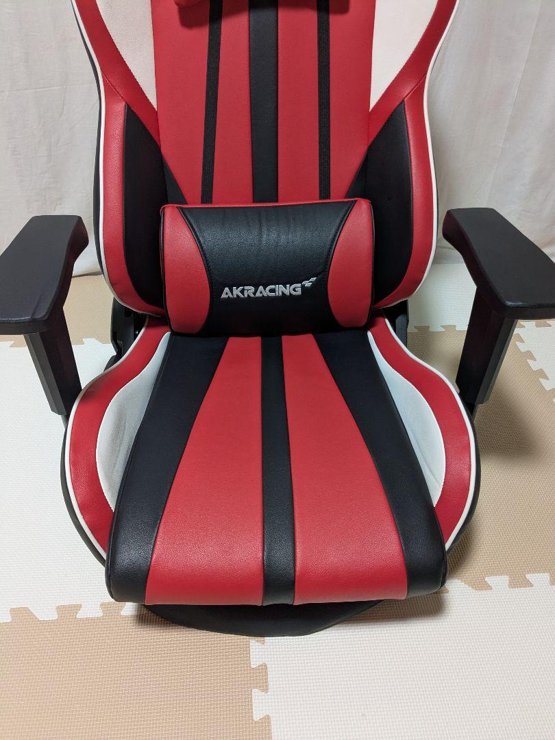 AKRacing ゲーミング 座椅子 レッド 極坐 ぎょくざ V2 イス チェア