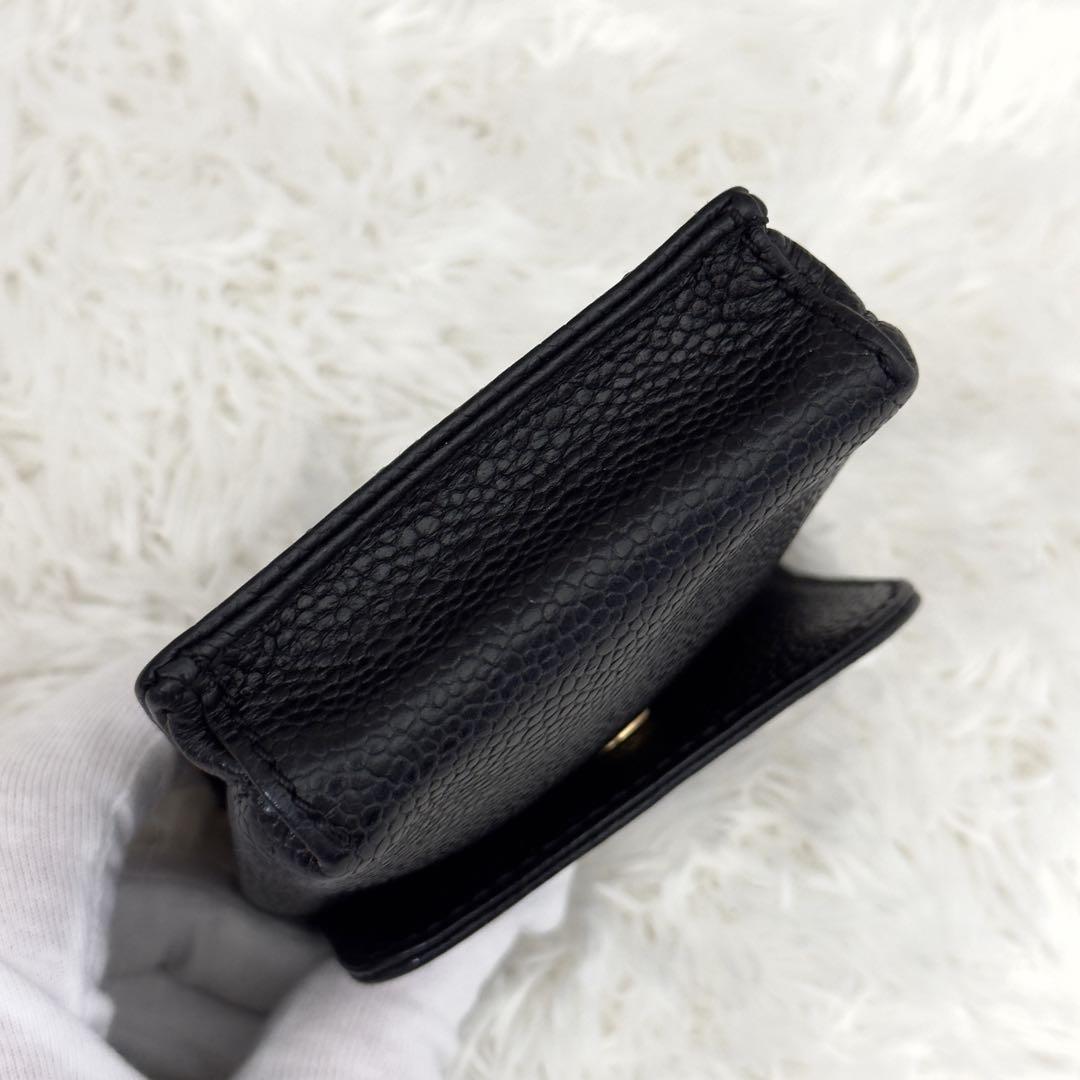 美品✨CHANEL シャネル シガレットケース キャビアスキン 小物入れ