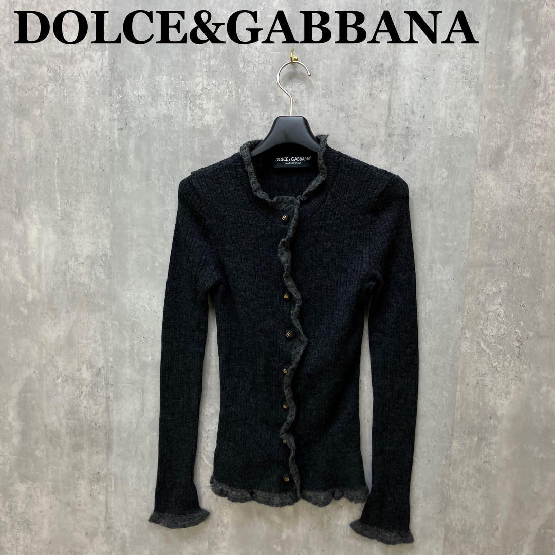 DOLCE&GABBANA アンサンブル 42/40 ニットカーディガン