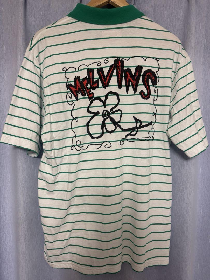 Supreme Melvins Stripe S/S Polo Mサイズ
