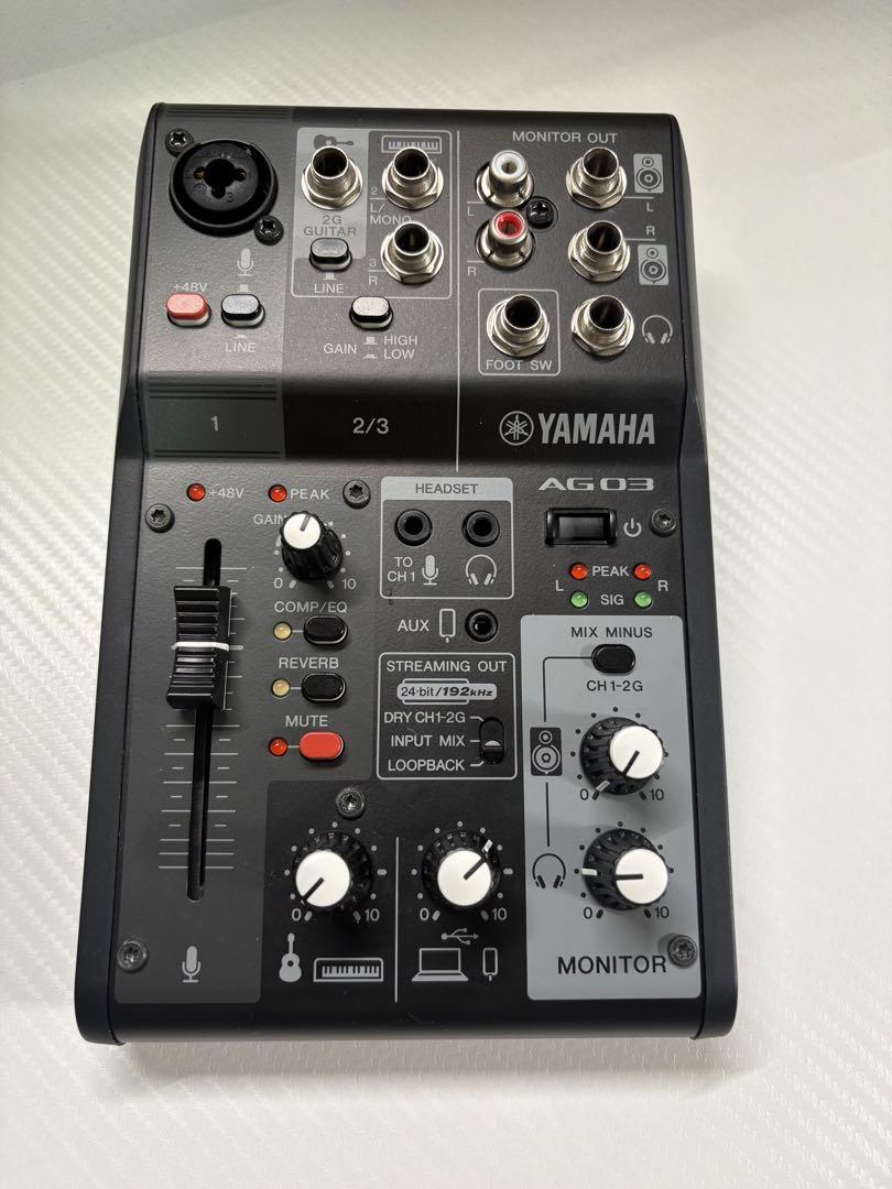 値段交渉可YAMAHA AG03 MK2 ストリーミングミキサー