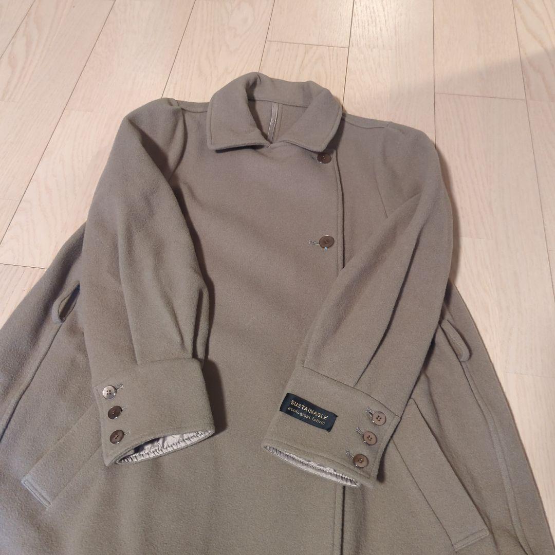 Ameri　POOFY FLARE LONG COAT