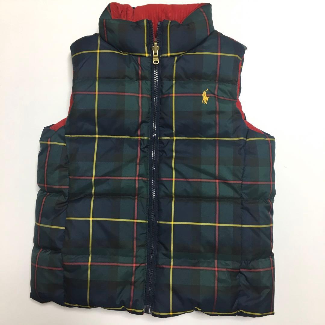 ポロラルフローレン　130cm リバーシブル　ダウンベスト　新品未使用品