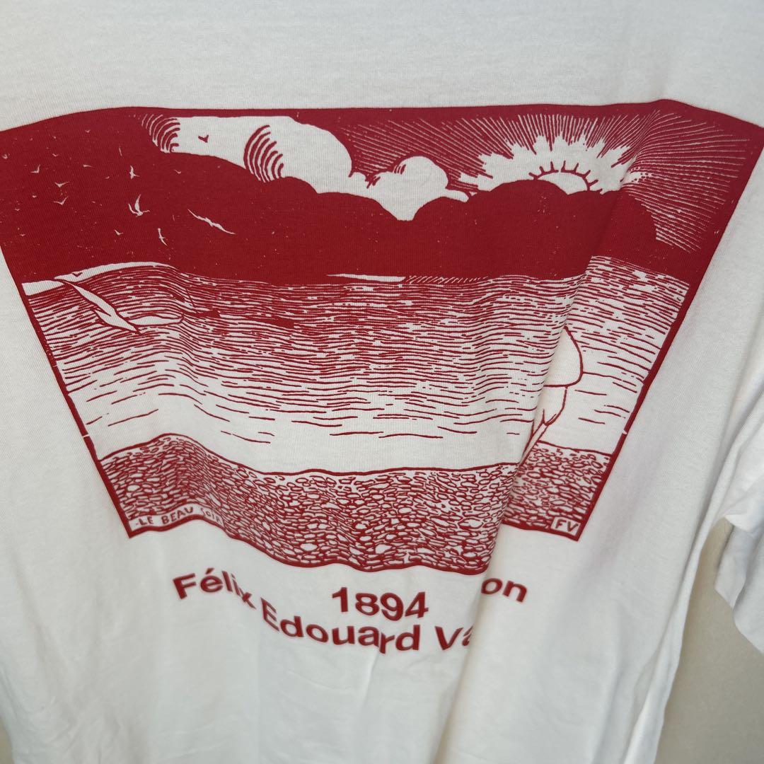 ENFÖLD 半袖Tシャツ 38 グレー/ホワイト ENFOLD 「ENFOLD」 半袖Tシャツ 38 ホワイト レディース