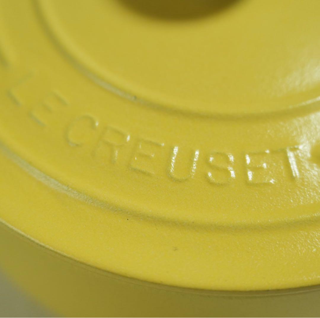 【美品】LE CREUSET　ココット ジャポネーズ　ミモザ　18cm 美品】LE CREUSET ココット ジャポネーズ ミモザ 18cm