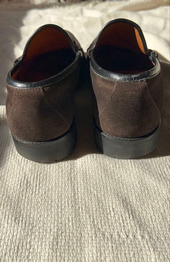 極美品GUCCI グッチ ビットローファー US8 D スエード コマンドソール 極美品GUCCI グッチ ビットローファー US8 D スエード コマンドソール