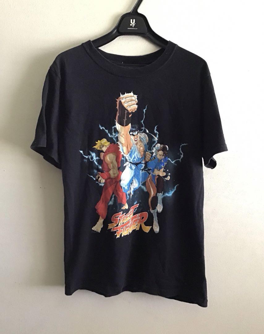 ストリートファイター Tシャツ 黒　Sサイズ　CAPCOM 古着　VCM