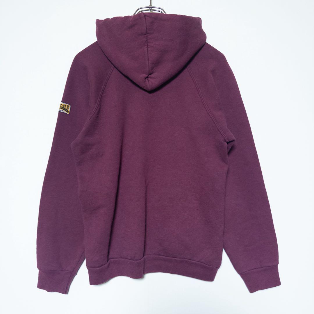 Lonsdale バーガンディ プルオーバー フード付きパーカー