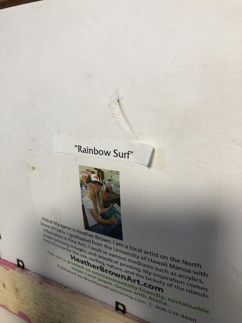 シスター　ヘザーブラウン　Rainbow Surf アート