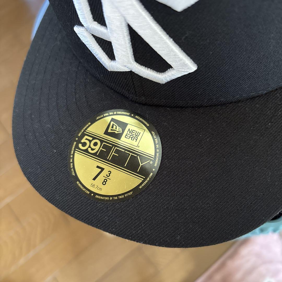 ニューエラ　59FIFTY キャップ ブラック 7 3/8 ヤクルトスワローズ