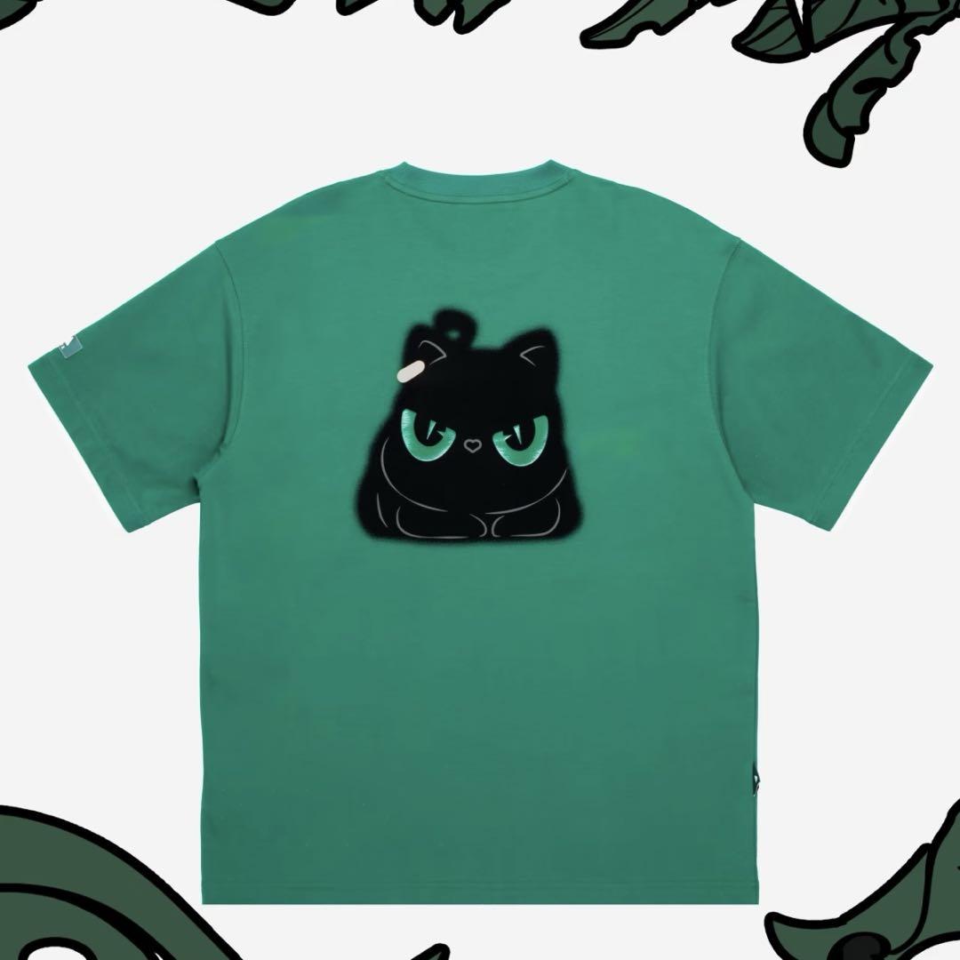 王一博 イボ 代言 公式 正規 黒豹 ANTA Tシャツ③ 確認用1