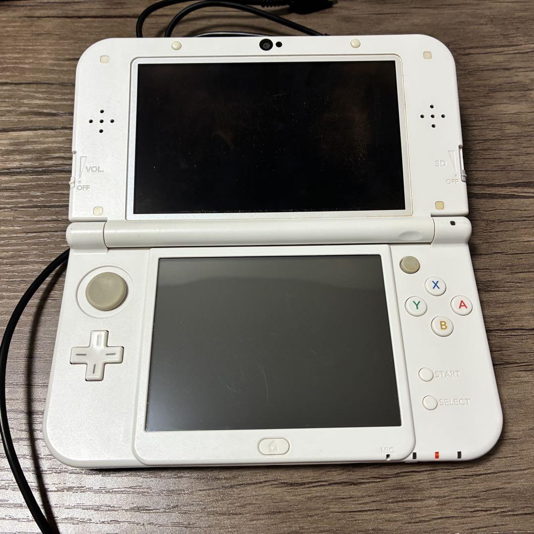 new Nintendo 3DS LL パールホワイト 本体 ジャンク - メルカリ