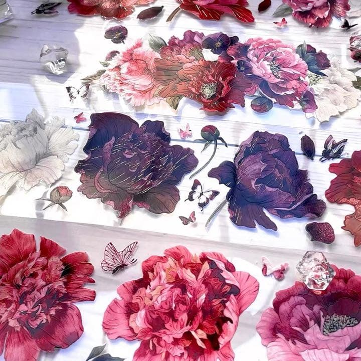 花マステ Pet水晶油墨マスキングテープ 11種類 1100cm 切り売り バースデー 記念日 ギフト 贈物 お勧め 通販 切り売り 花マステ Pet水晶油墨マスキングテープ 11種類 1100cm 切り売り バースデー 記念日 ギフト 贈物 お勧め 通販 切り売り