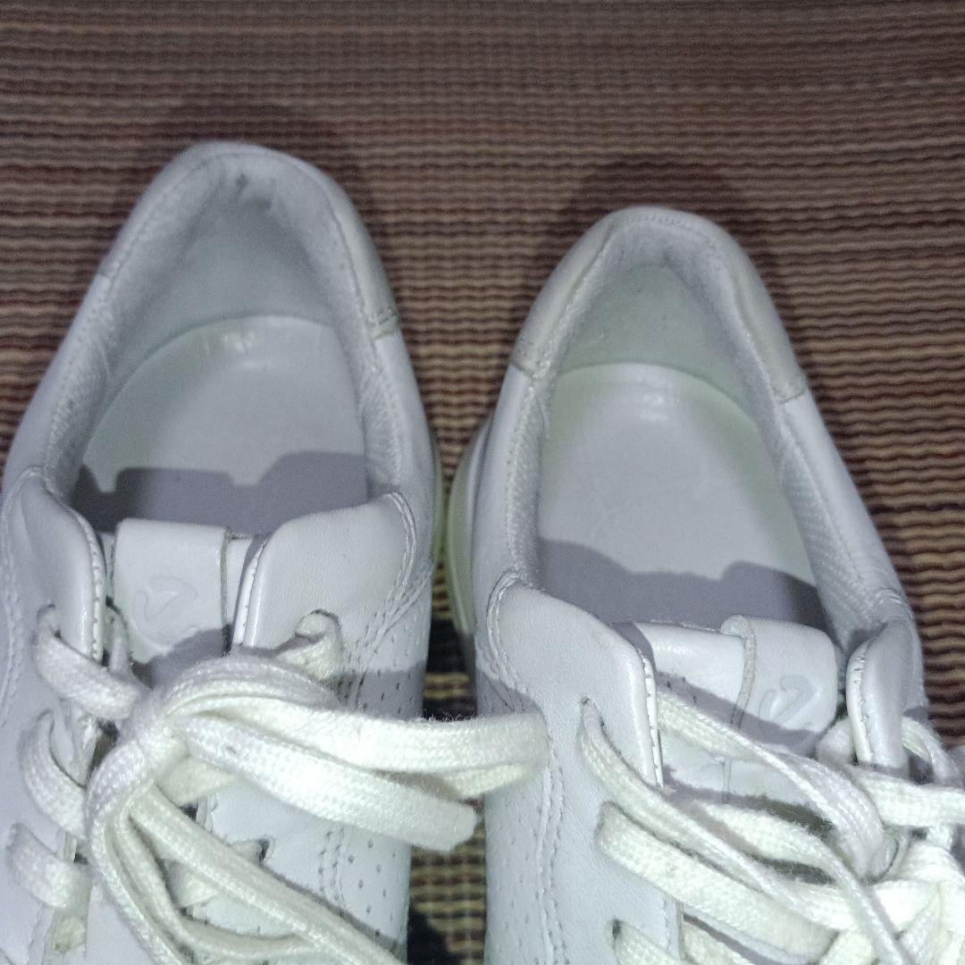 Eccoエコー SOFT 7 RUNNER 美品 グレーオフホワイト