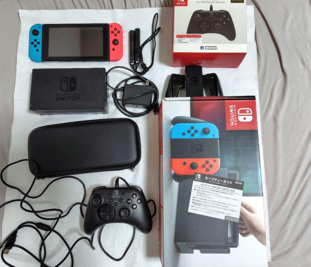 ニンテンドースイッチ　本体ほか　SDカードとHDMIケーブル無し