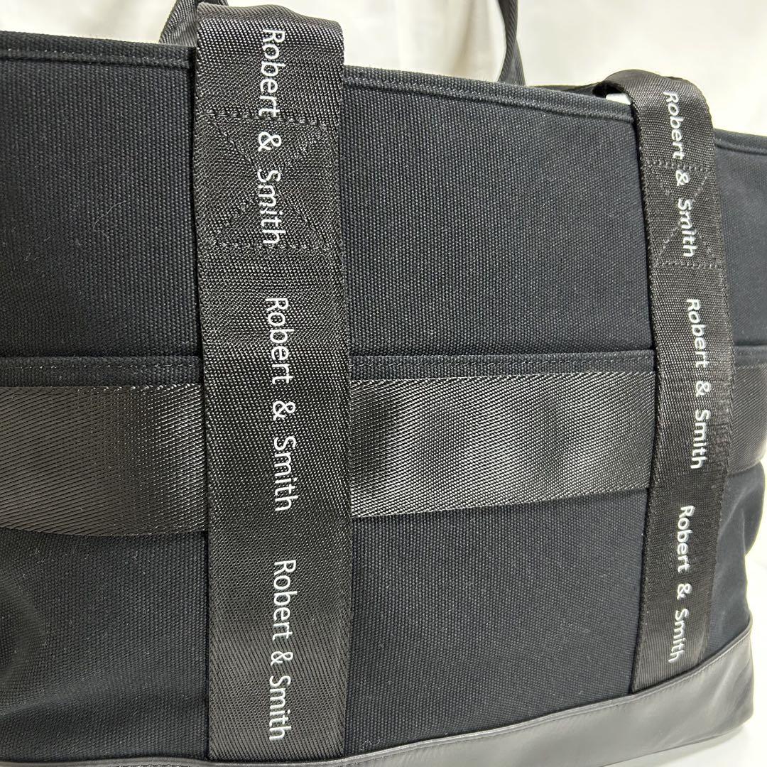 【美品】Robert&Smith ロバートアンドスミス トートバッグ　大容量　黒