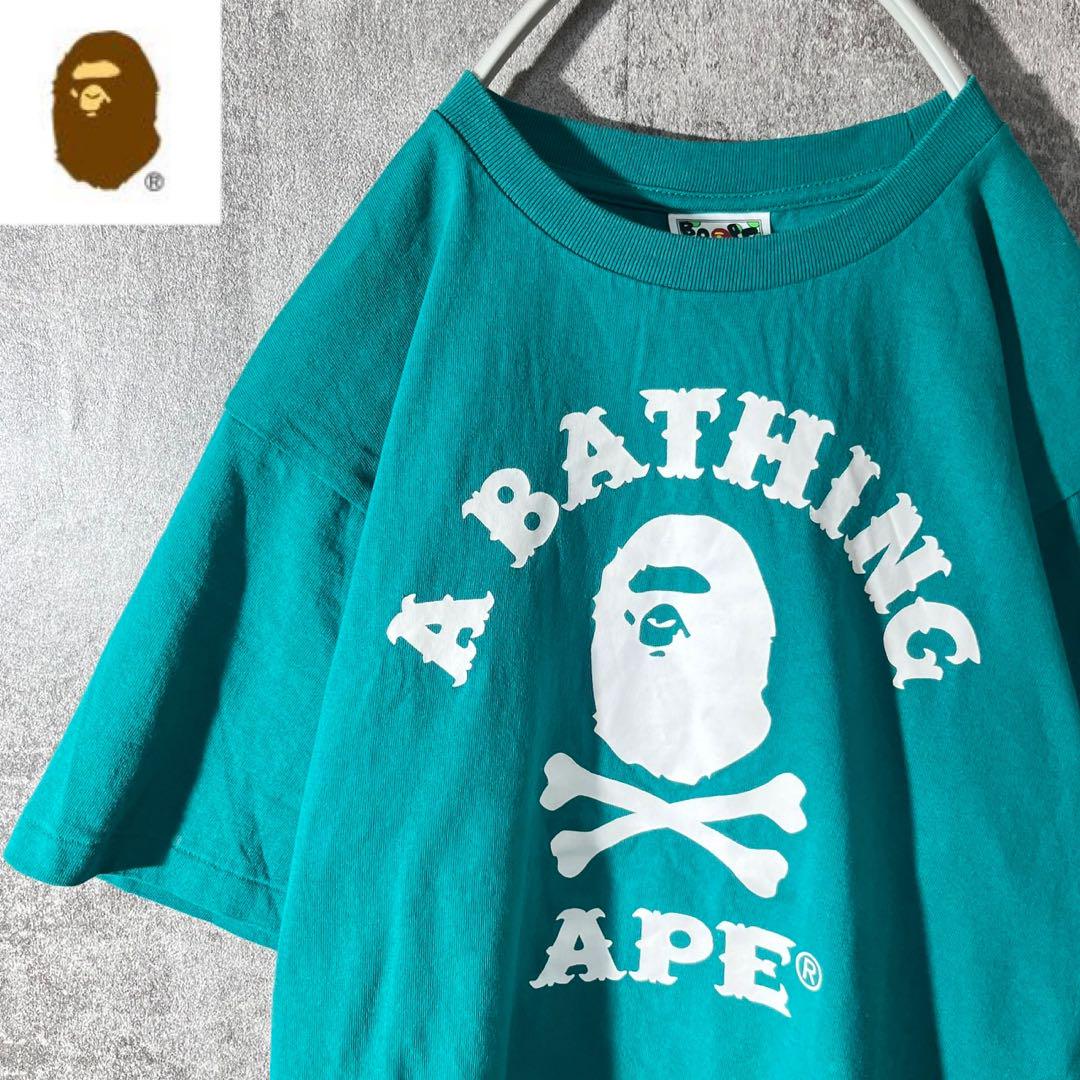 [大人気]　アベイシングエイプ　Tシャツ　カレッジロゴ　パイレーツ　大猿　美品