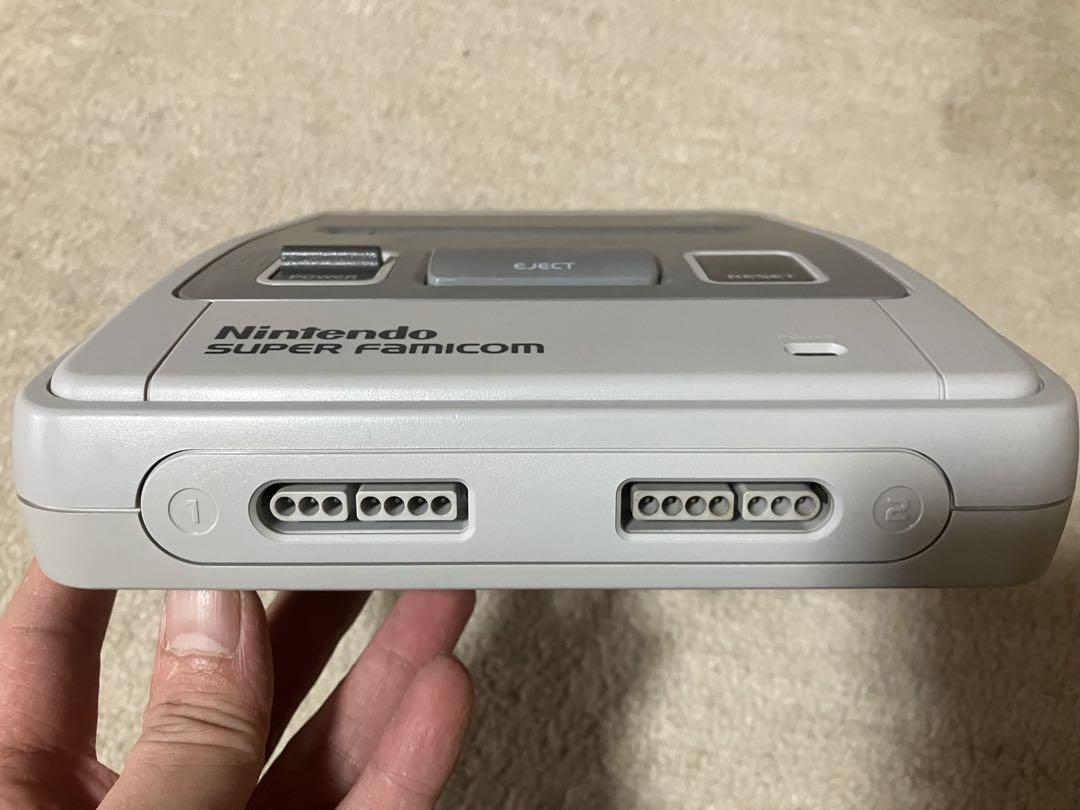 スーパーファミコン本体セット　分解洗浄　全ソフトクリーニング済み　純正品