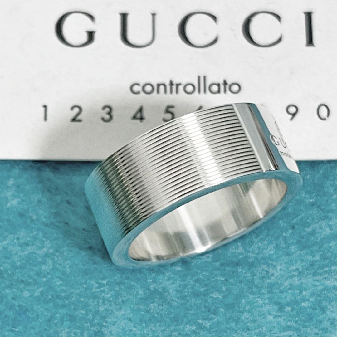 美品‼️GUCCI 指輪　ロゴリング　14号