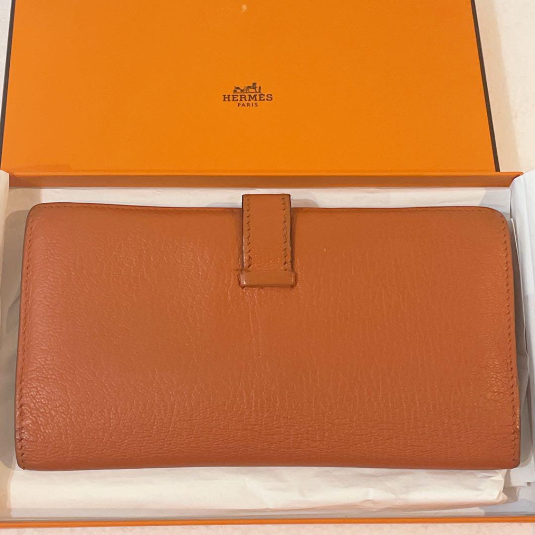 楽天市場】エルメス HERMES ベアンクラシック ZIP長財布 二