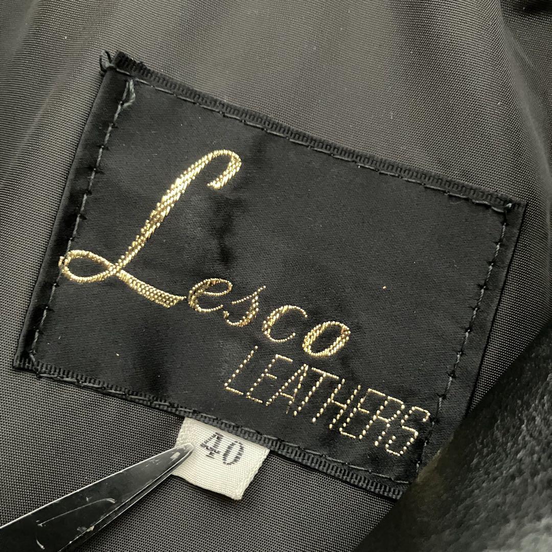 60's〜70's Lesco LEATHERS ヴィンテージシングルライダース