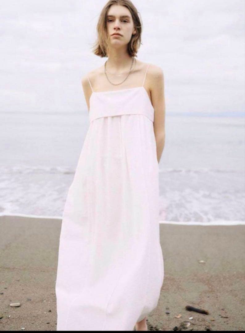 MIESROHEwashableカーヴィーラインキャミワンピース