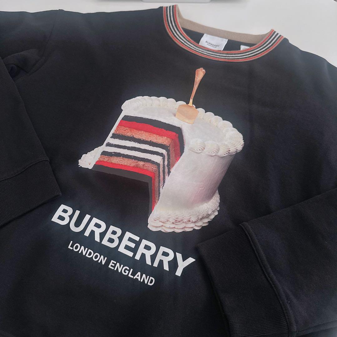 希少美品✨️現行BURBERRY ケーキ柄スウェット トレーナー 12Y レア