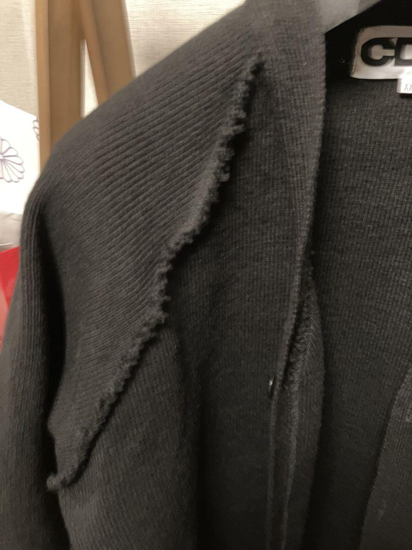 CDG ブラック カーディガン