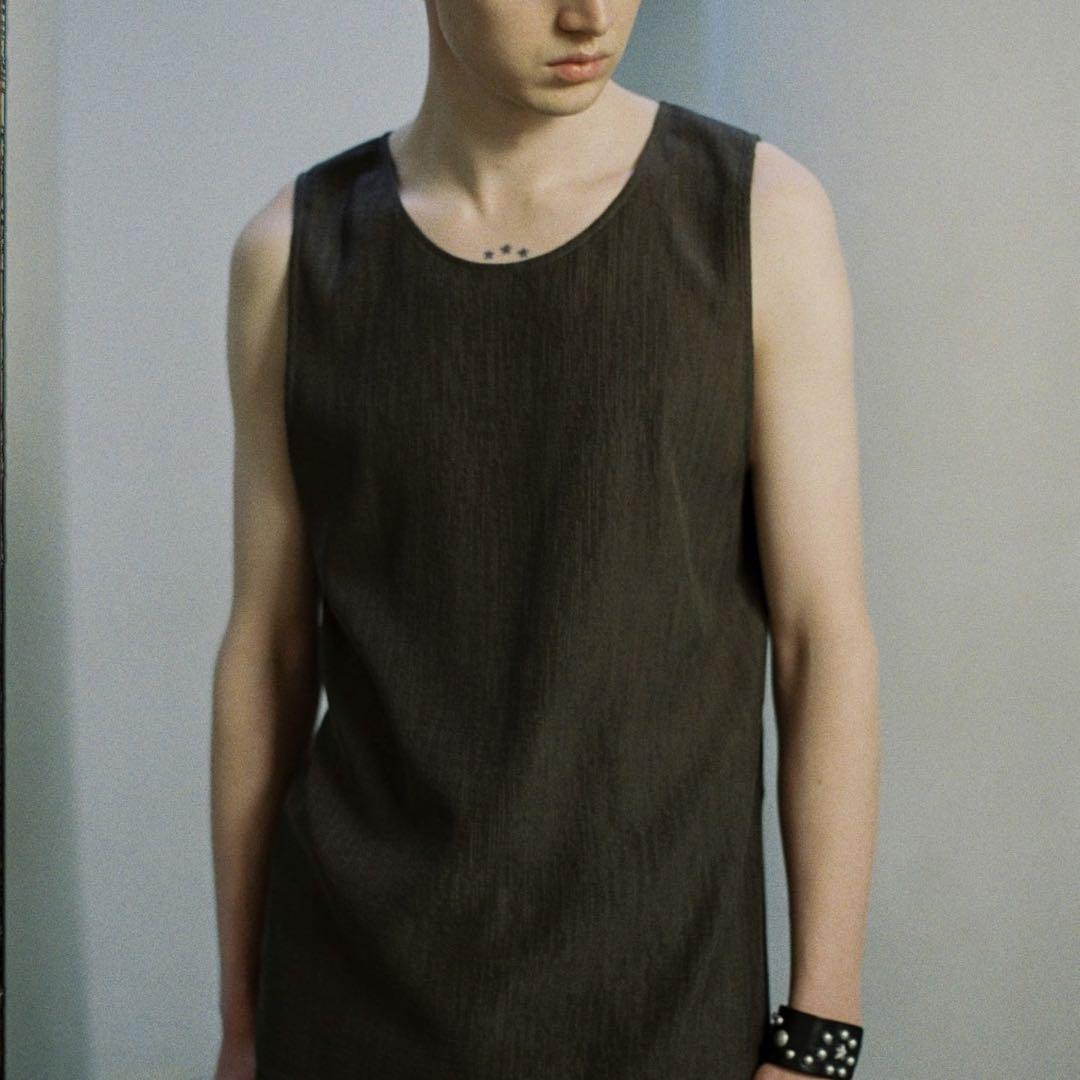 早い者勝ち!MUSINSA Ruffle Rayon Tank