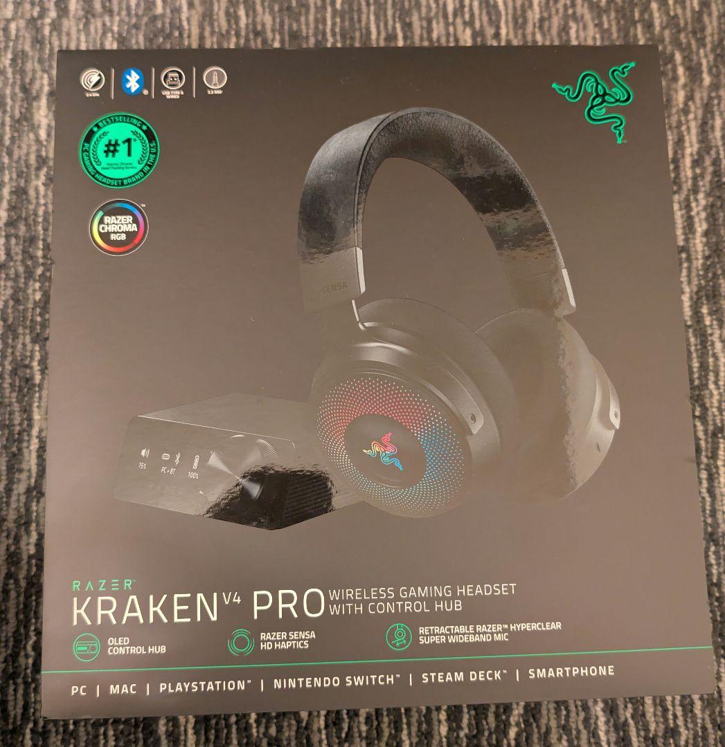 Razer KRAKEN V4 PRO ゲーミングヘッドセット目立った傷や汚れなし