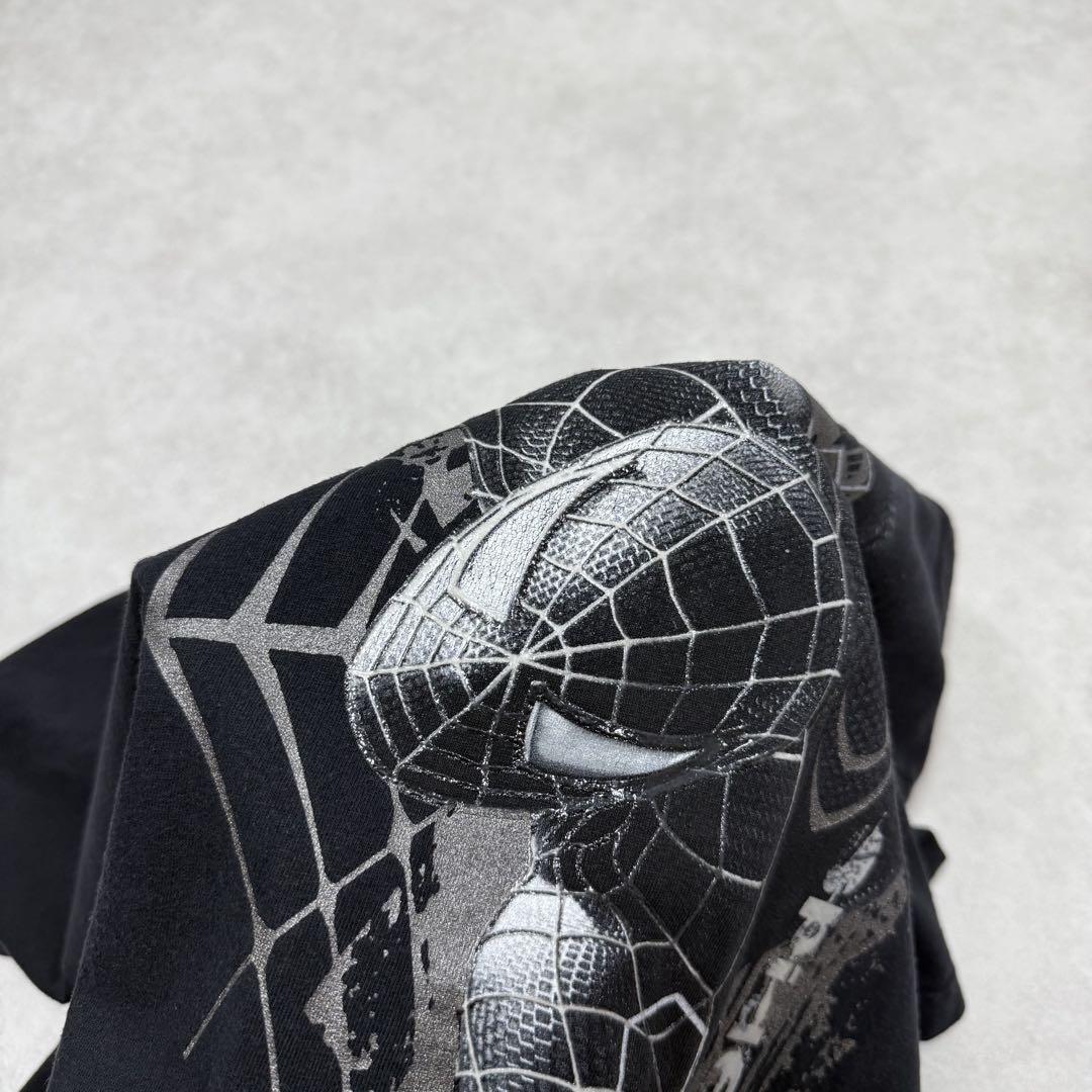古着 00s スパイダーマン3 半袖 シャツ 映画 ムービー ブラック 黒 ②