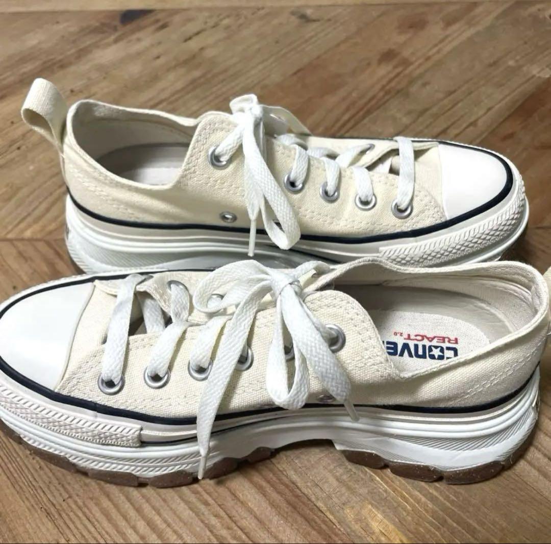 大人気✨CONVERSE【23】ローカット トレックウェーブ 厚底 楽天市場】【月間優良ショップ 8度受賞】 新品 コンバース