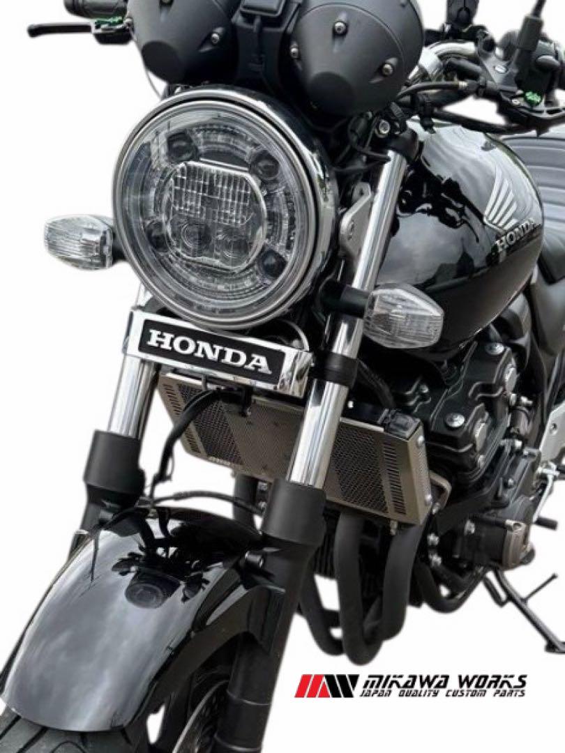 CB400SF フロントステムエンブレム取り付けステーセット NC39 NC42