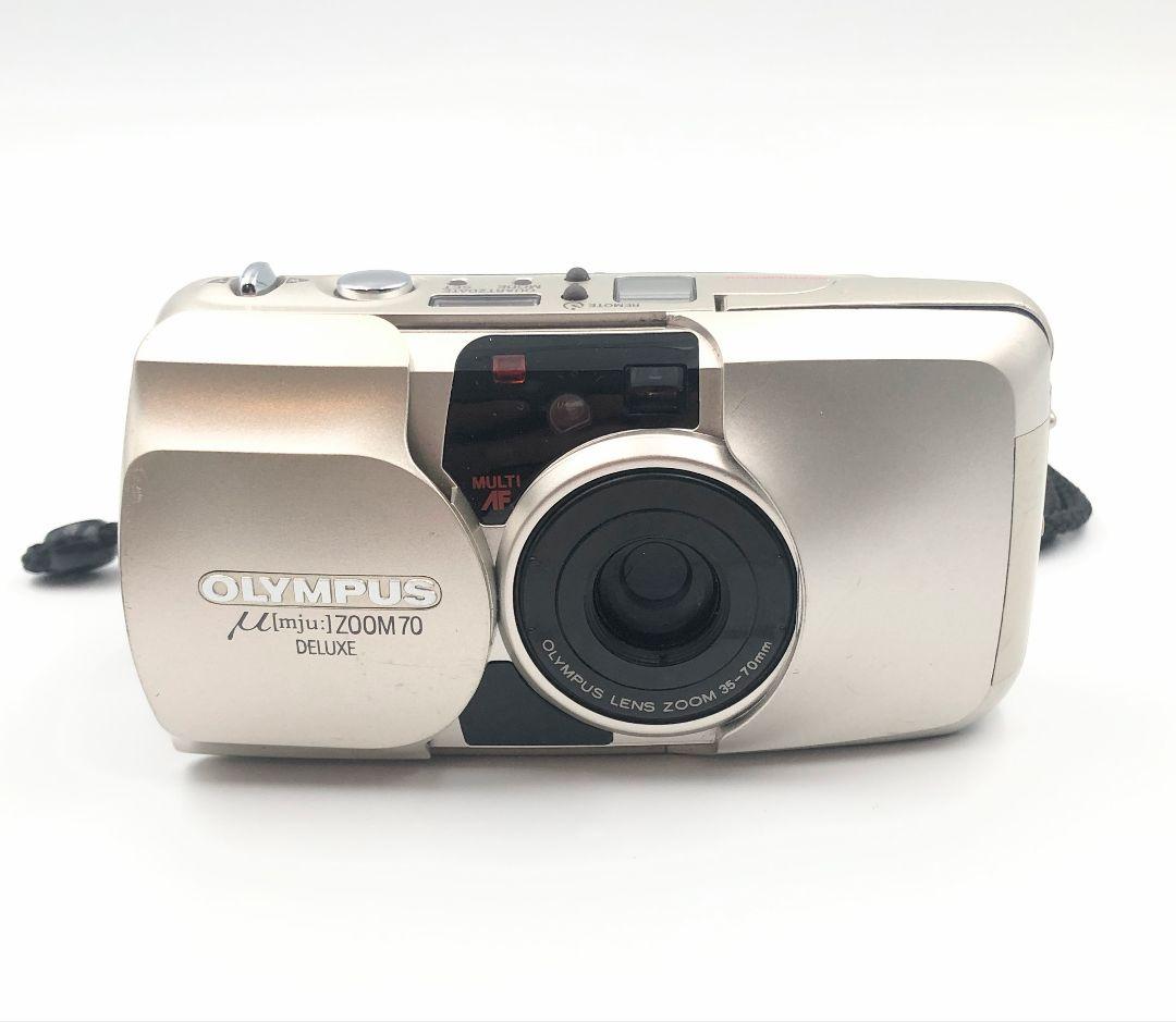 【訳アリ完動品】OLYMPUS μ ZOOM 70 DELUXE フィルムカメラ 完動品】OLYMPUS μ ZOOM 70 DELUXE フィルムカメラ