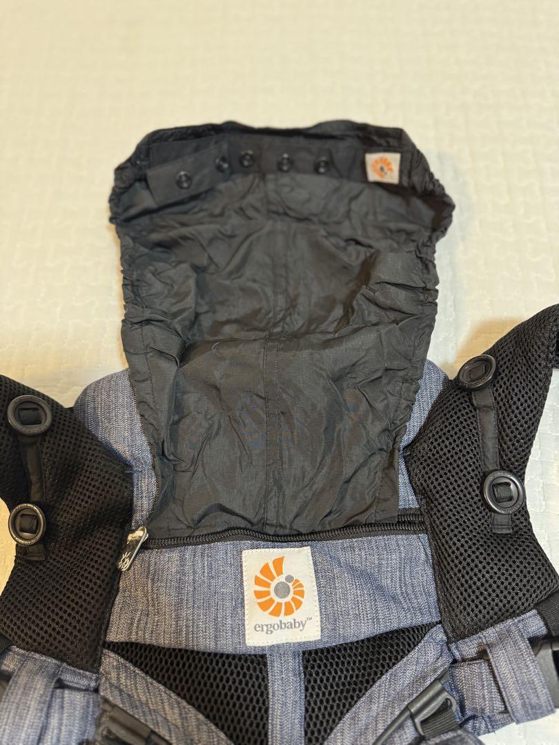 【美品】エルゴベビー　オムニ　360 クールエア インディゴウィーブ