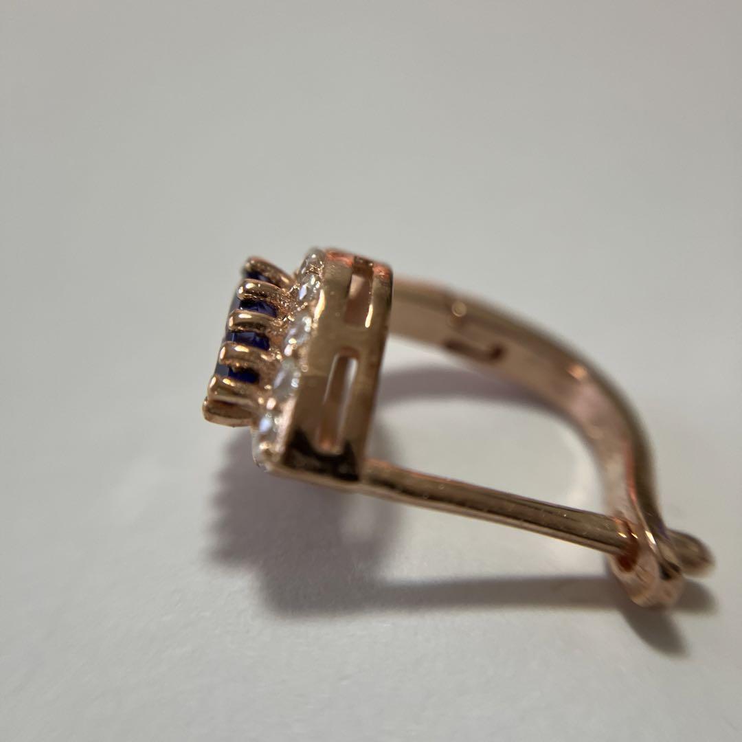 タンザナイト　超IF等級　ピアス